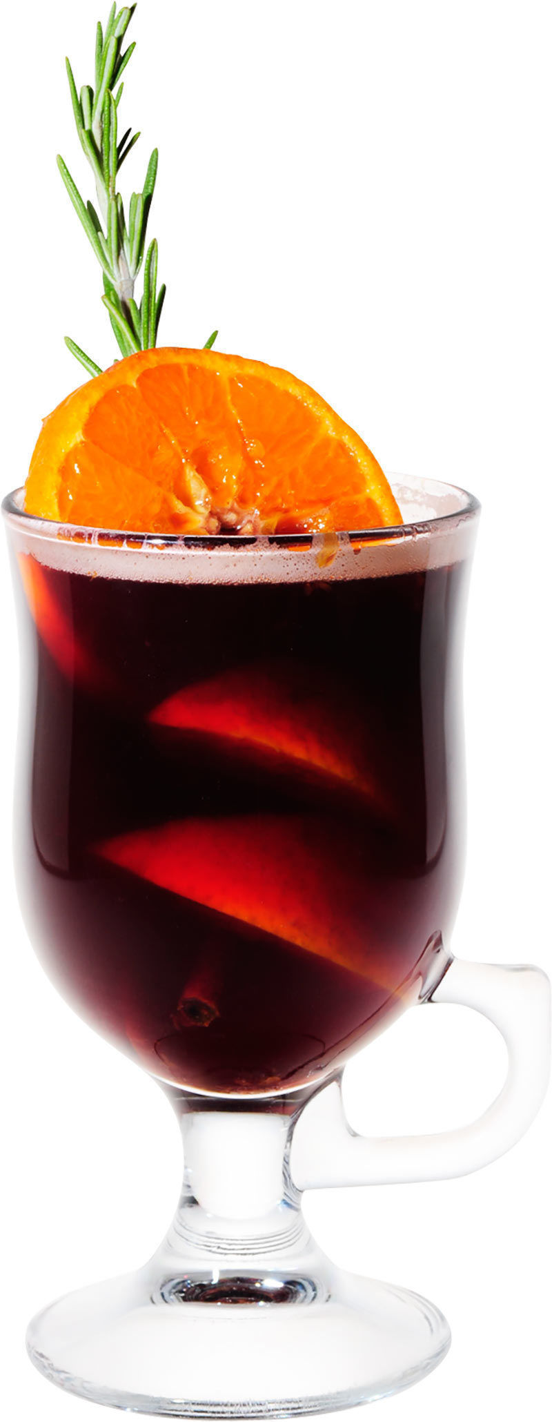 Рецепт коктейля Глинтвейн мандарин с розмарином