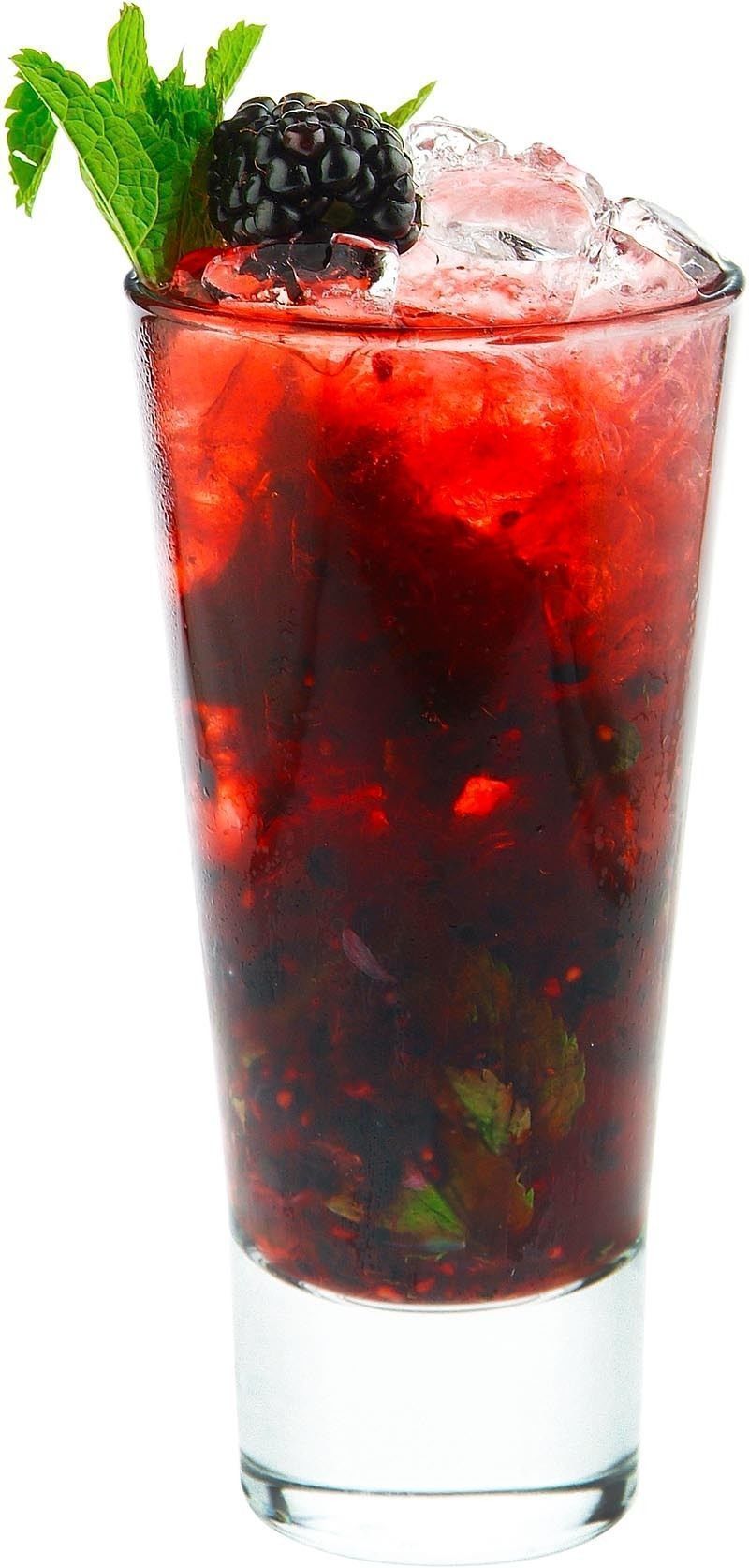 Рецепт коктейля Мохито ежевичный