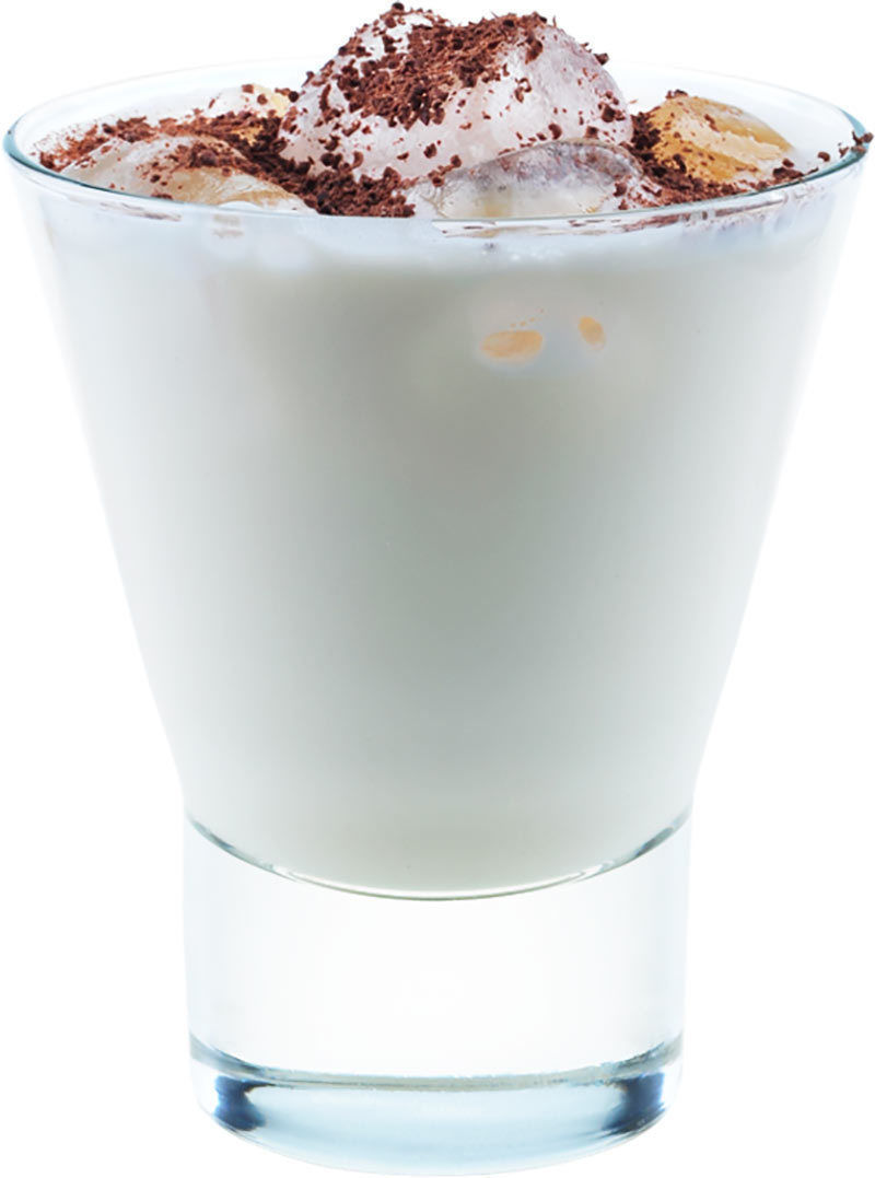 Рецепт коктейля Ром мороженое