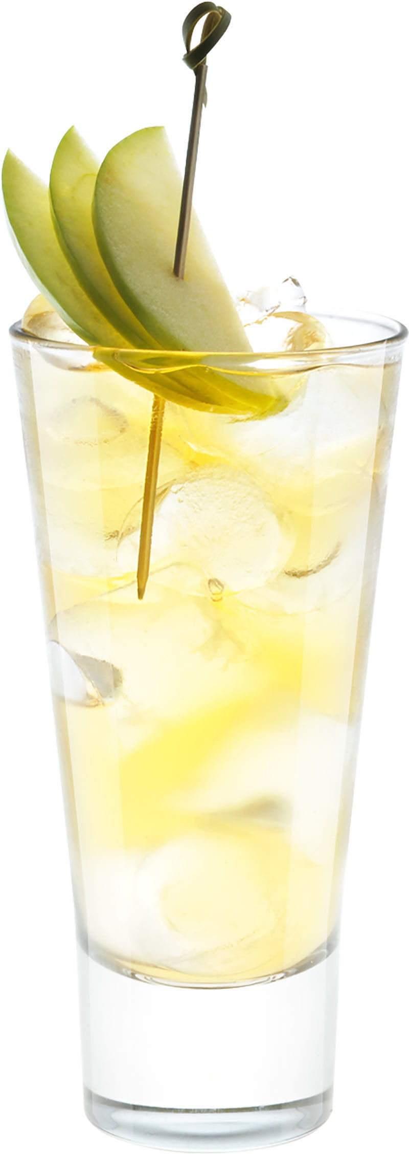 Рецепт коктейля Ром с яблочным соком